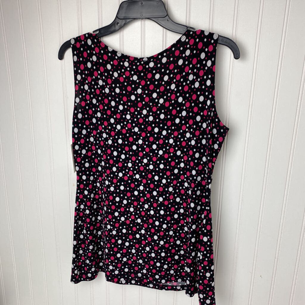 SQUARE NECK POLKA DOT TANK TOP