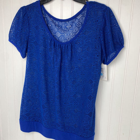 SHORT SLEEVE LACE TOP