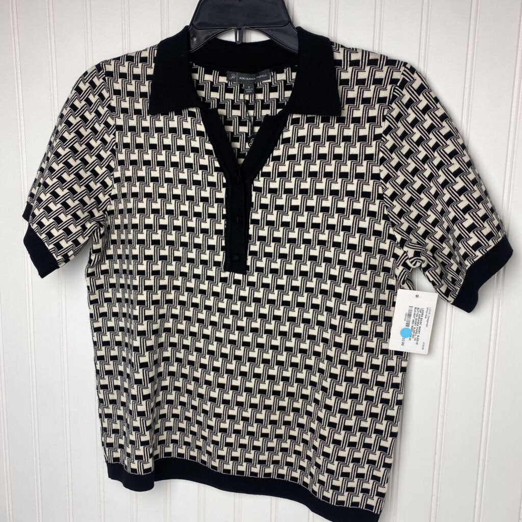 1/4 BUTTON SHORT SLEEVED