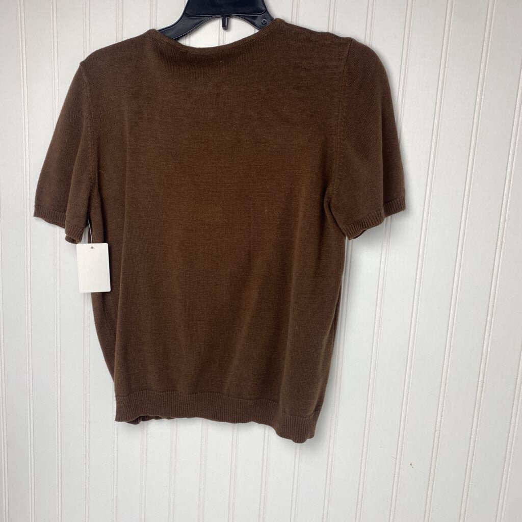 SHORT SLEEVE SWEATER