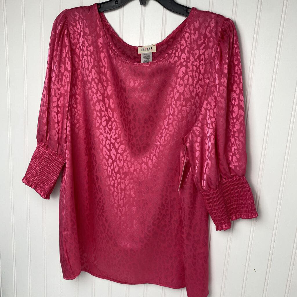 3/4 SLEEVED SATIN SHIRT