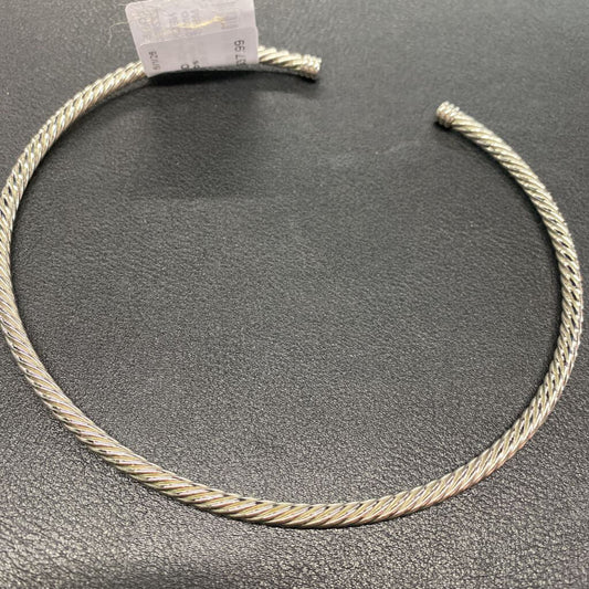 omega silver necklace