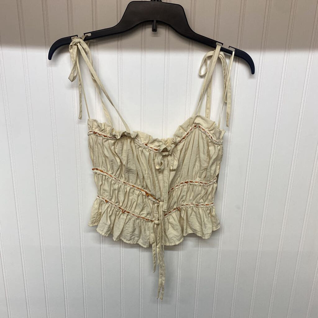 GATHERED HALTER TOP