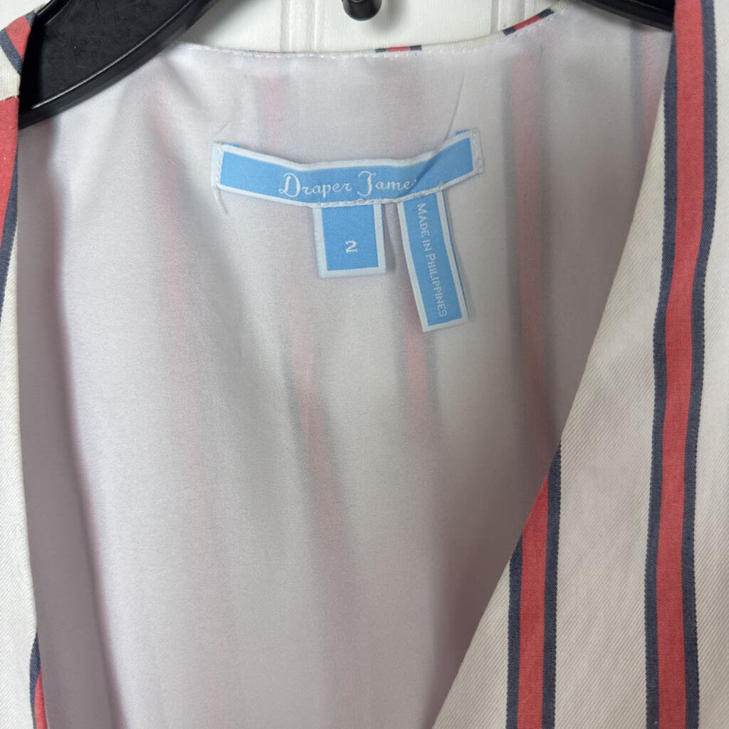 SLEEVLESS STRIPED DRESS