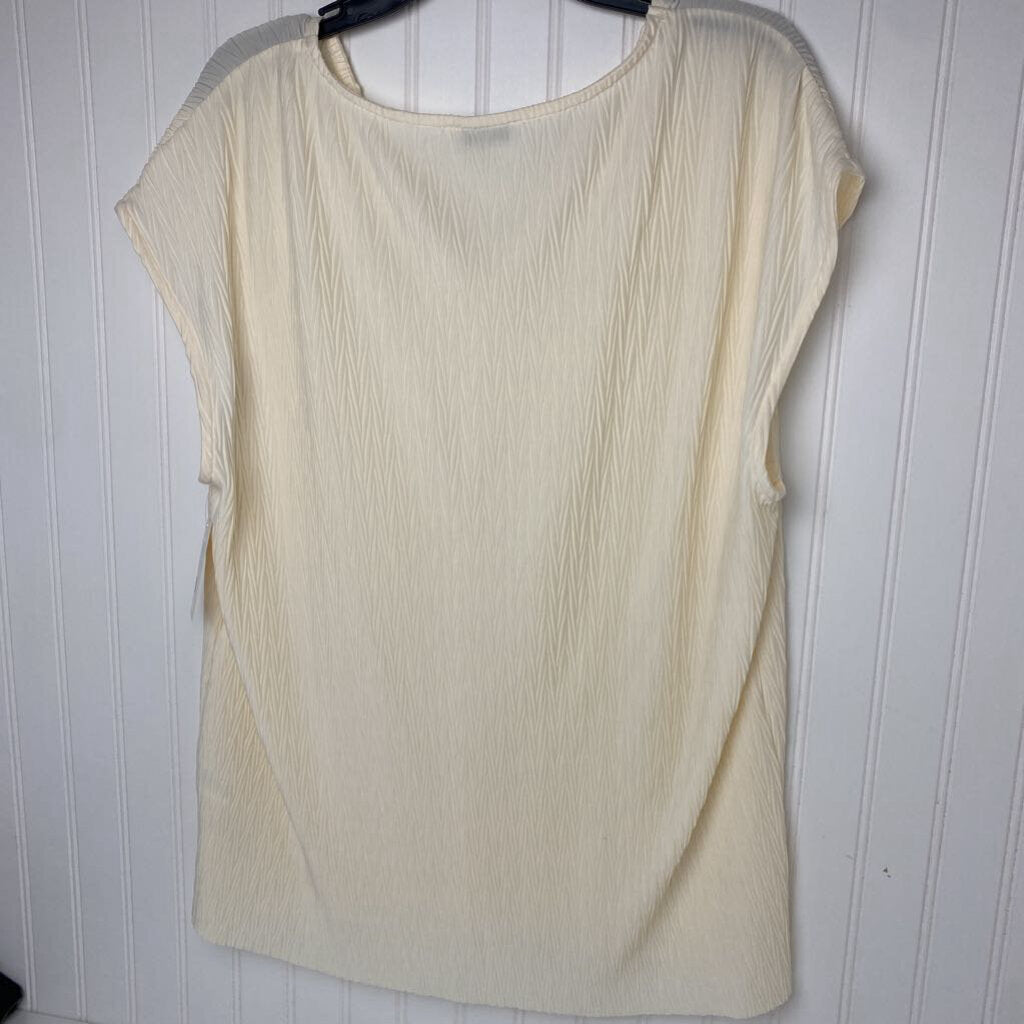 RIBBED V NECK