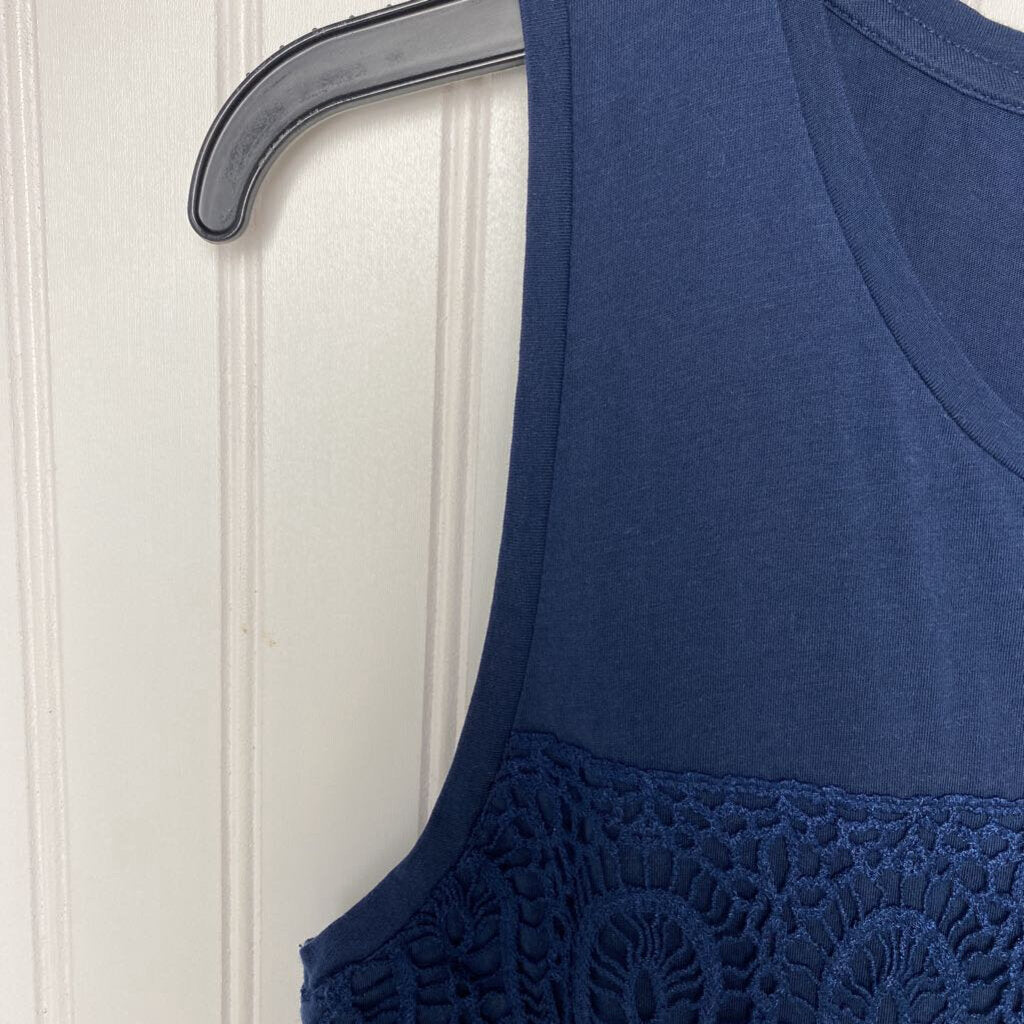 LACE EMBELLISHED TANK TOP