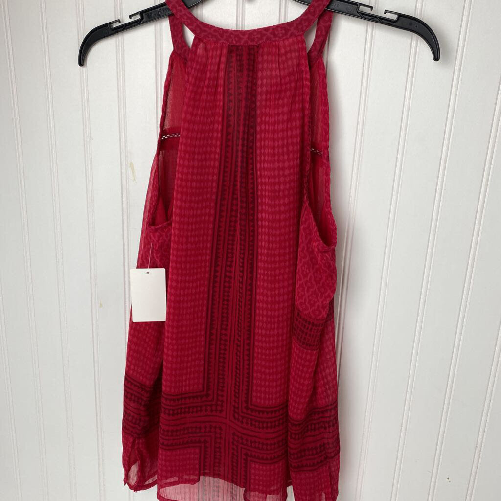 EMBROIDERED SLEEVELESS TOP