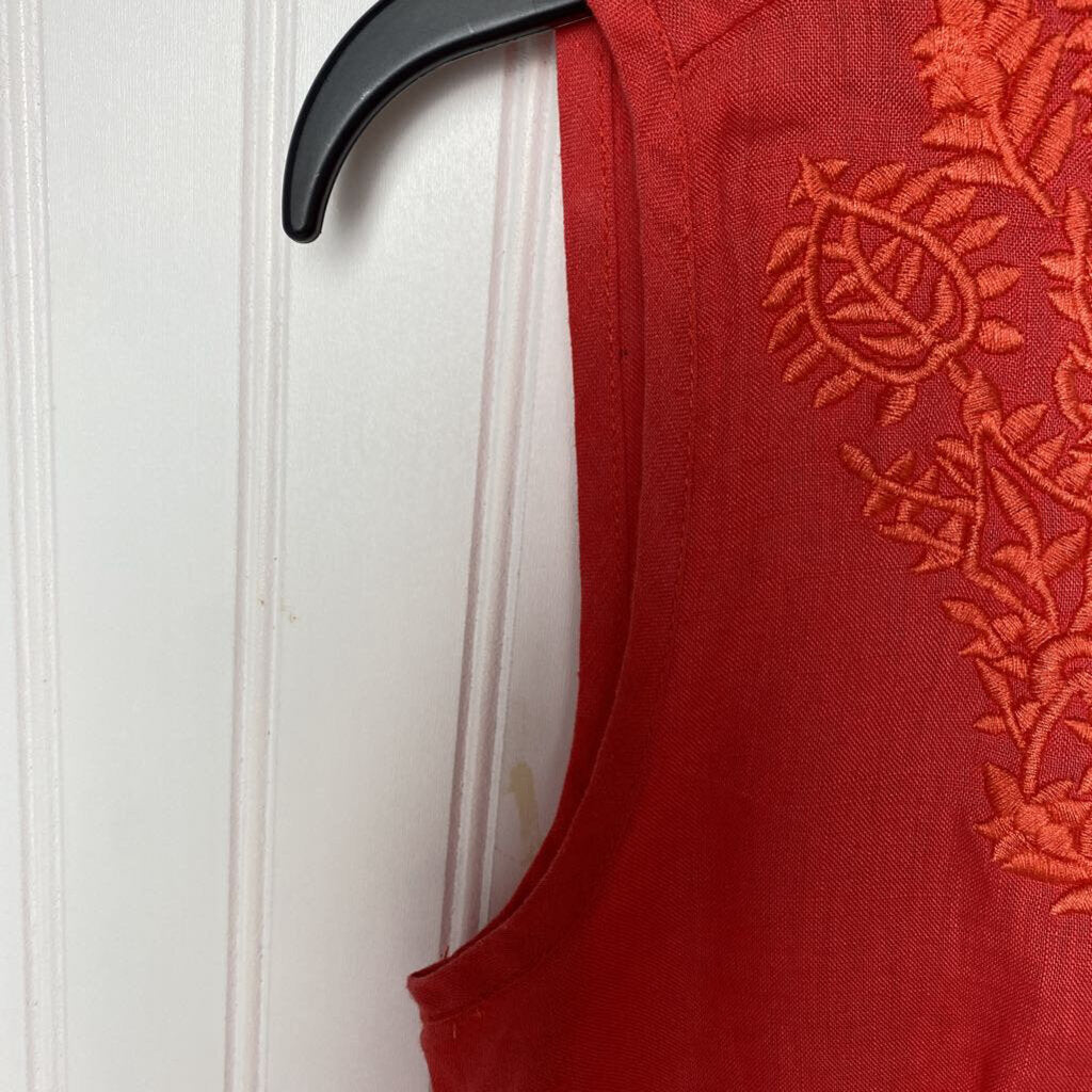 EMBROIDRED SLEEVELESS TOP