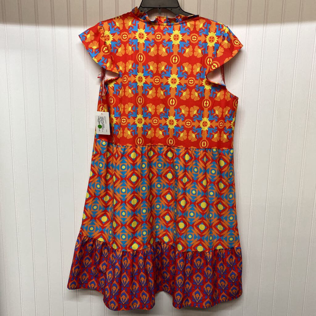 MULTI COLORED SHORT DRESS