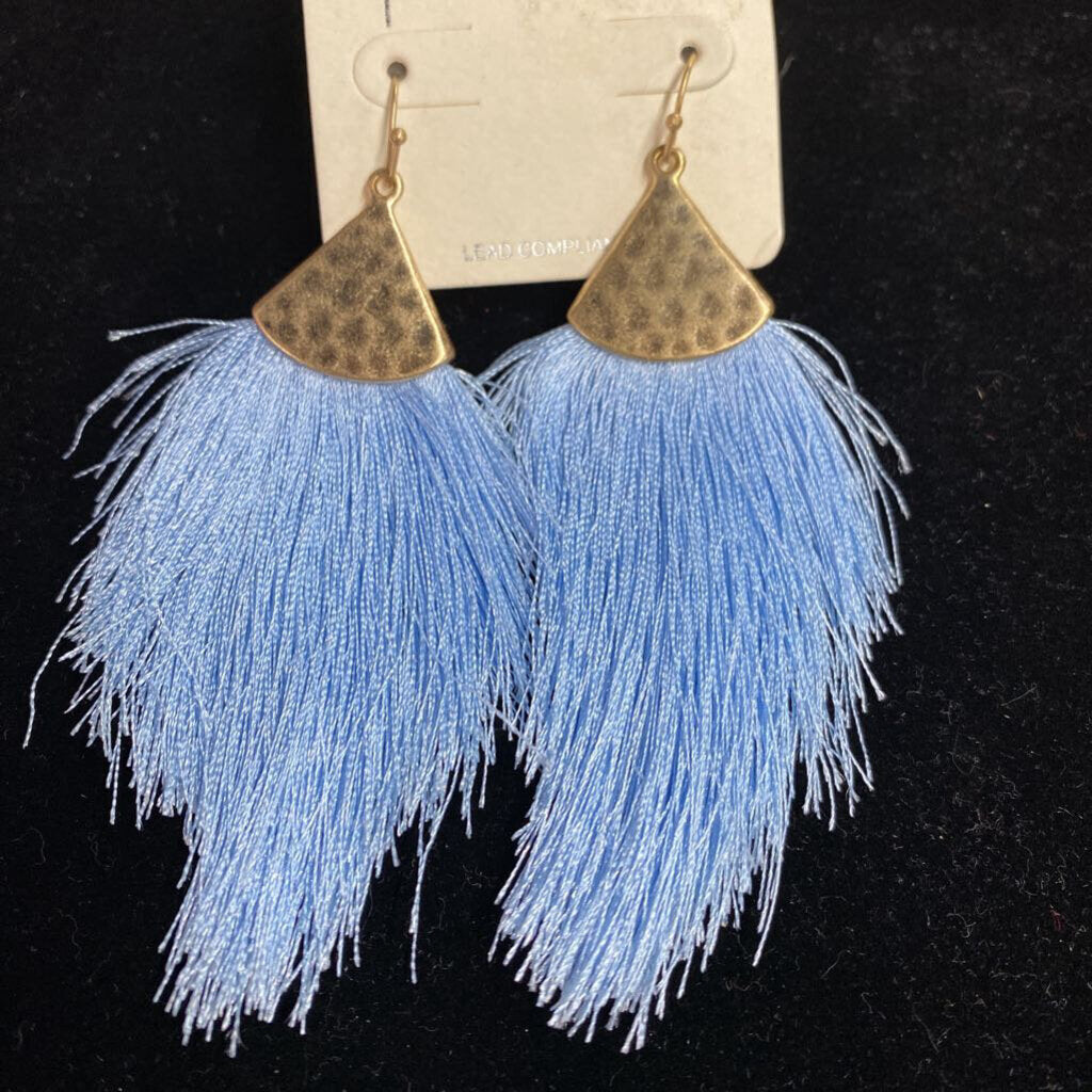 LONG FRINGE EARRINGS