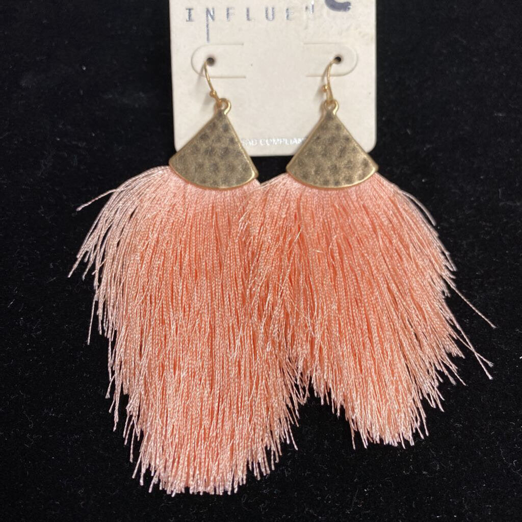 LONG FRINGE EARRINGS