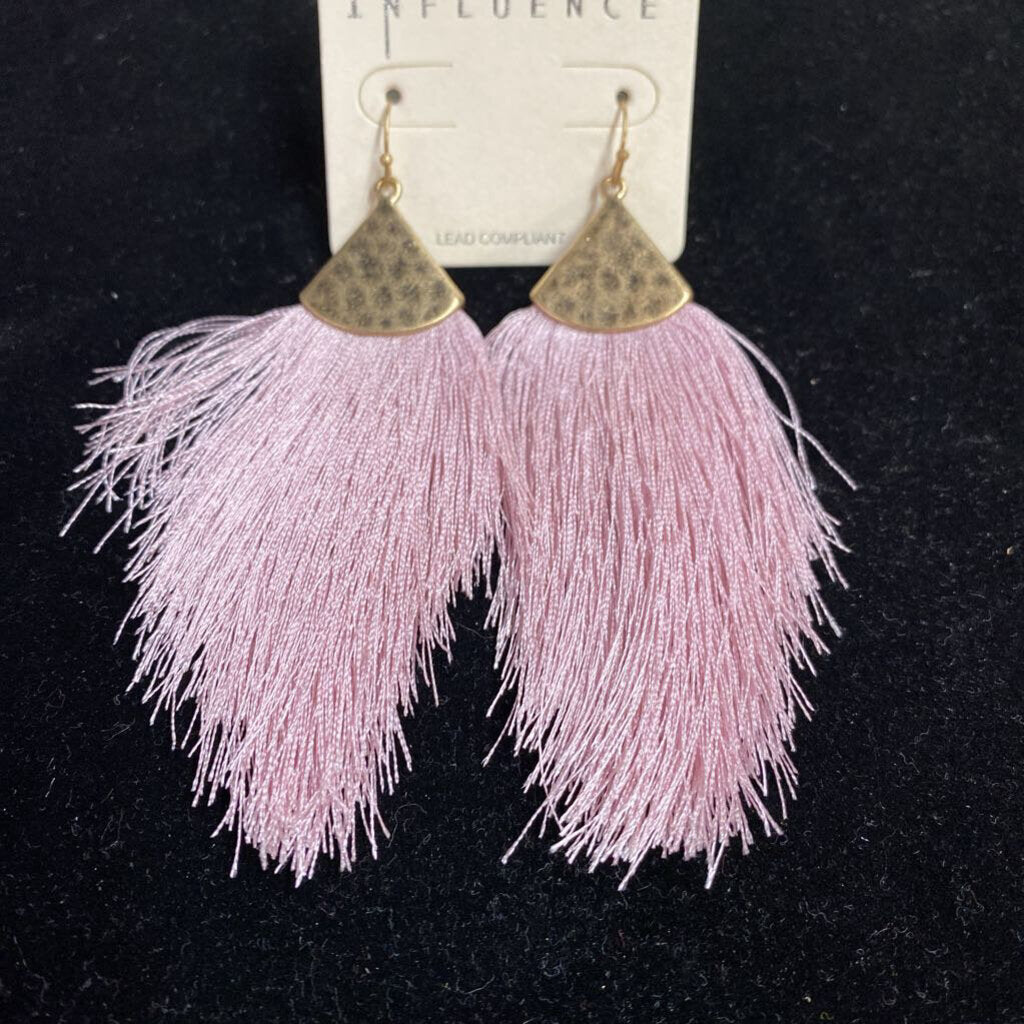 LONG FRINGE EARRINGS