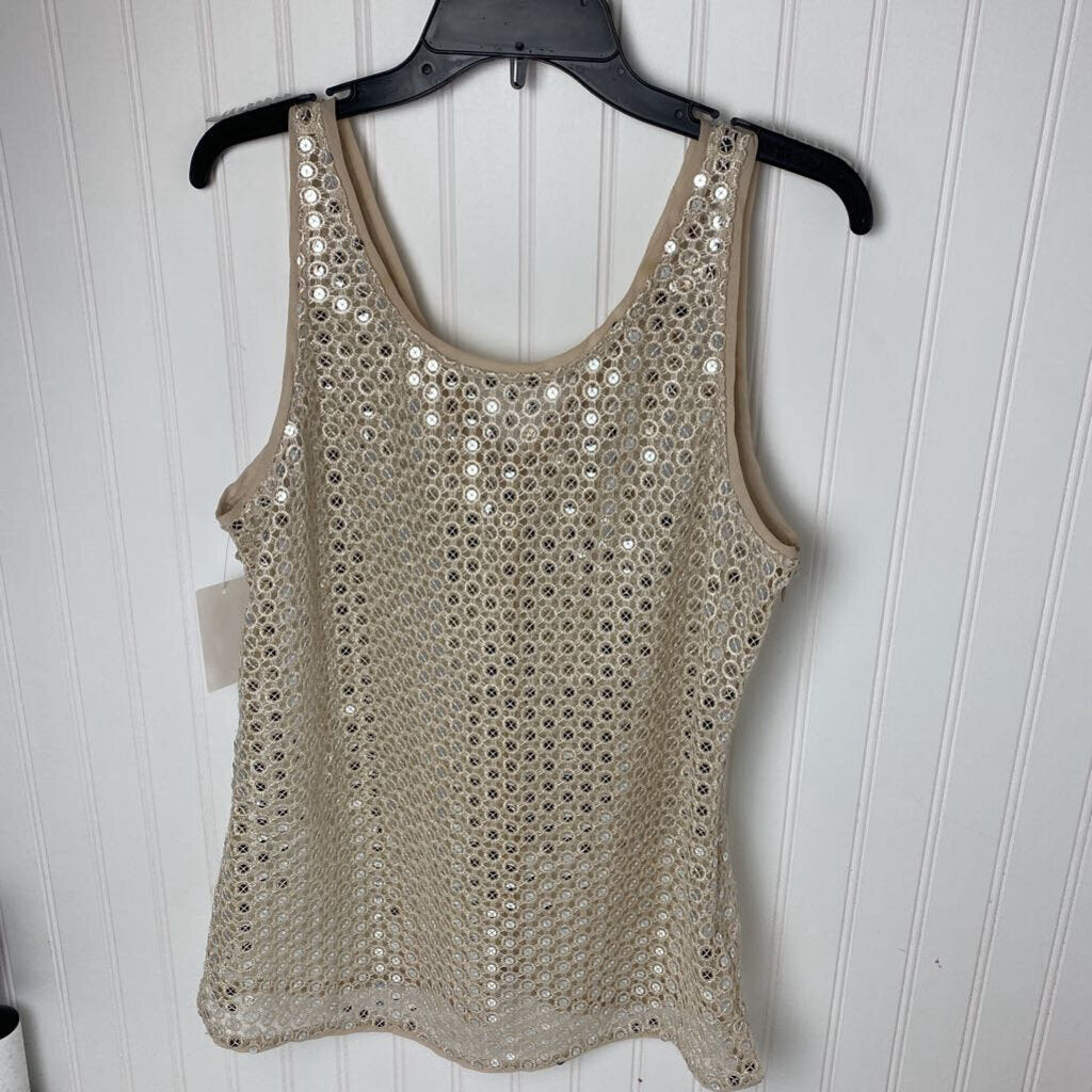 SEQUINED SLEEVLESS TOP