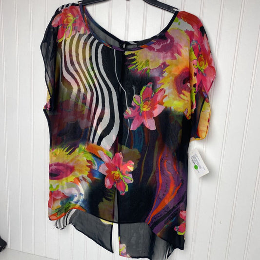 SHEER SHORT SLEEVE TOP