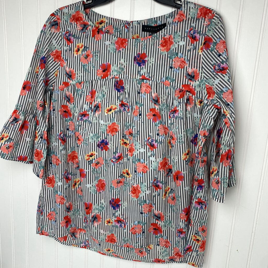 FLOWY SHORT SLEEVED