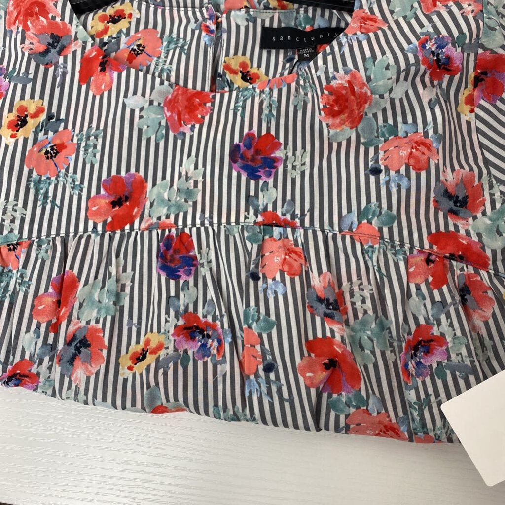 FLOWY SHORT SLEEVED
