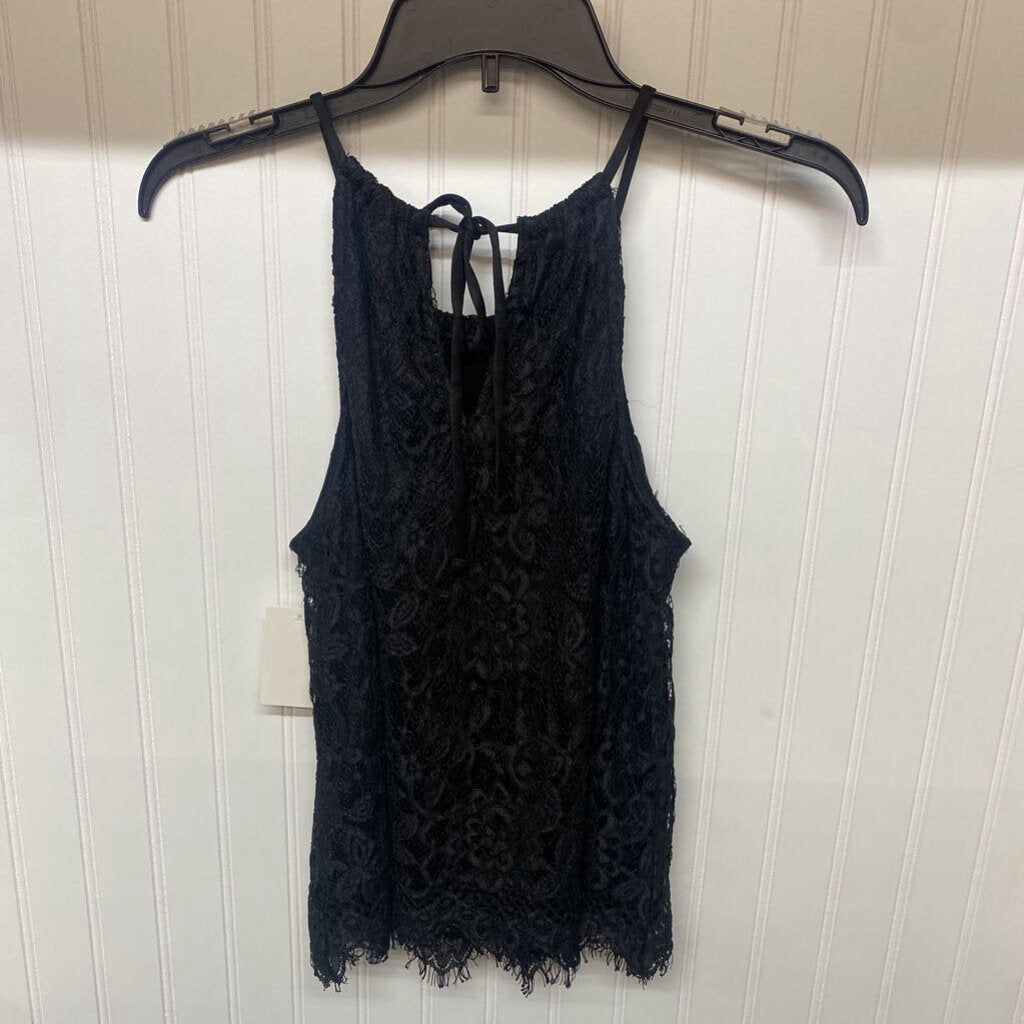 SLEEVELESS LACE BLOUSE