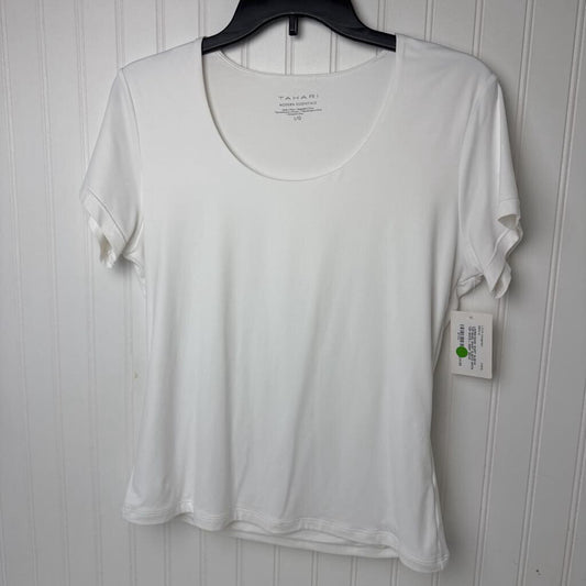 BASIC SHORT SLEEVE WHITE TOP