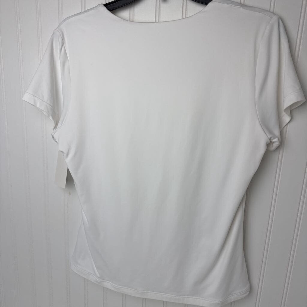 BASIC SHORT SLEEVE WHITE TOP
