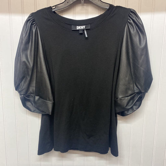 PUFF PLEATHER SLEEVE DRESS SHIRT