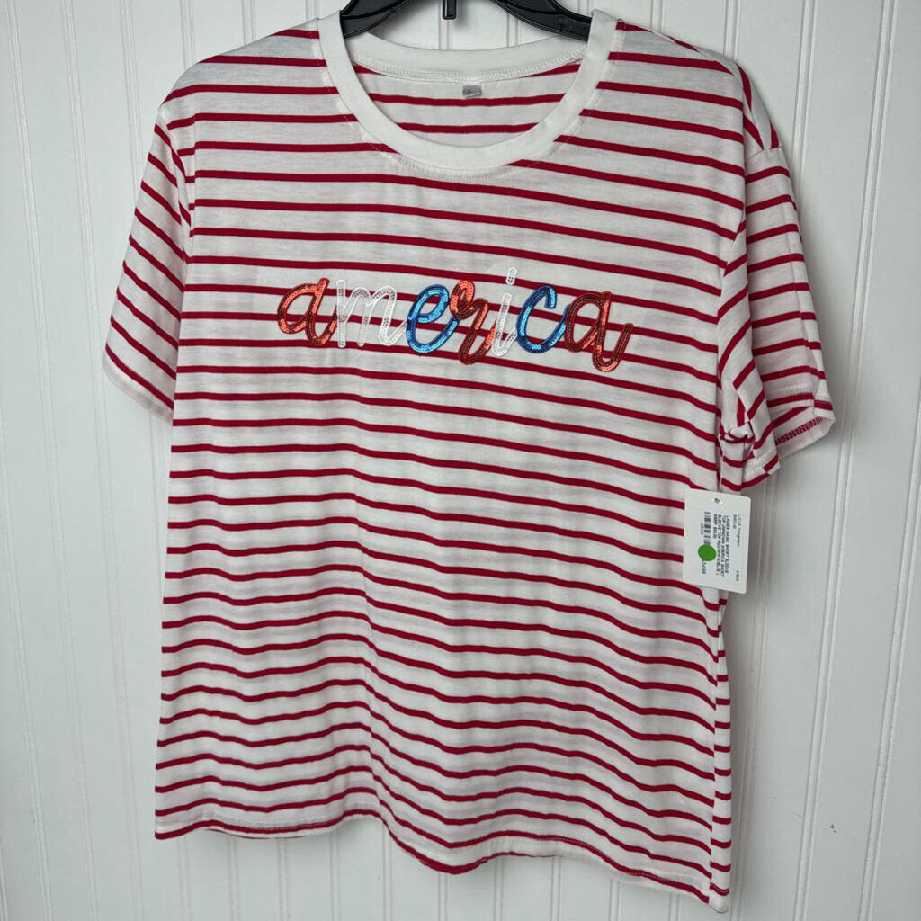 AMERICA SHORT SLEEVE TOP