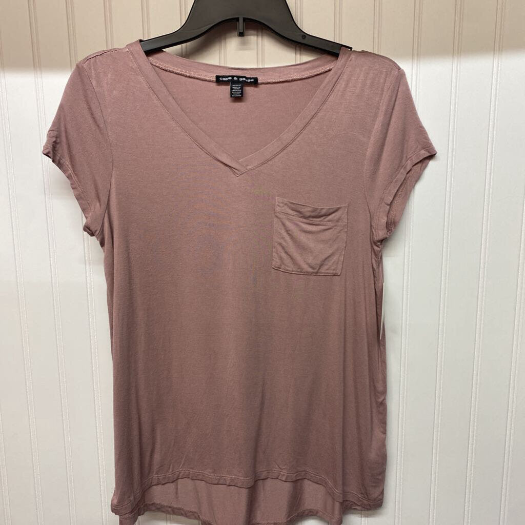 V NECK T SHIRT