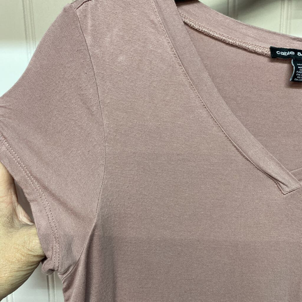 V NECK T SHIRT