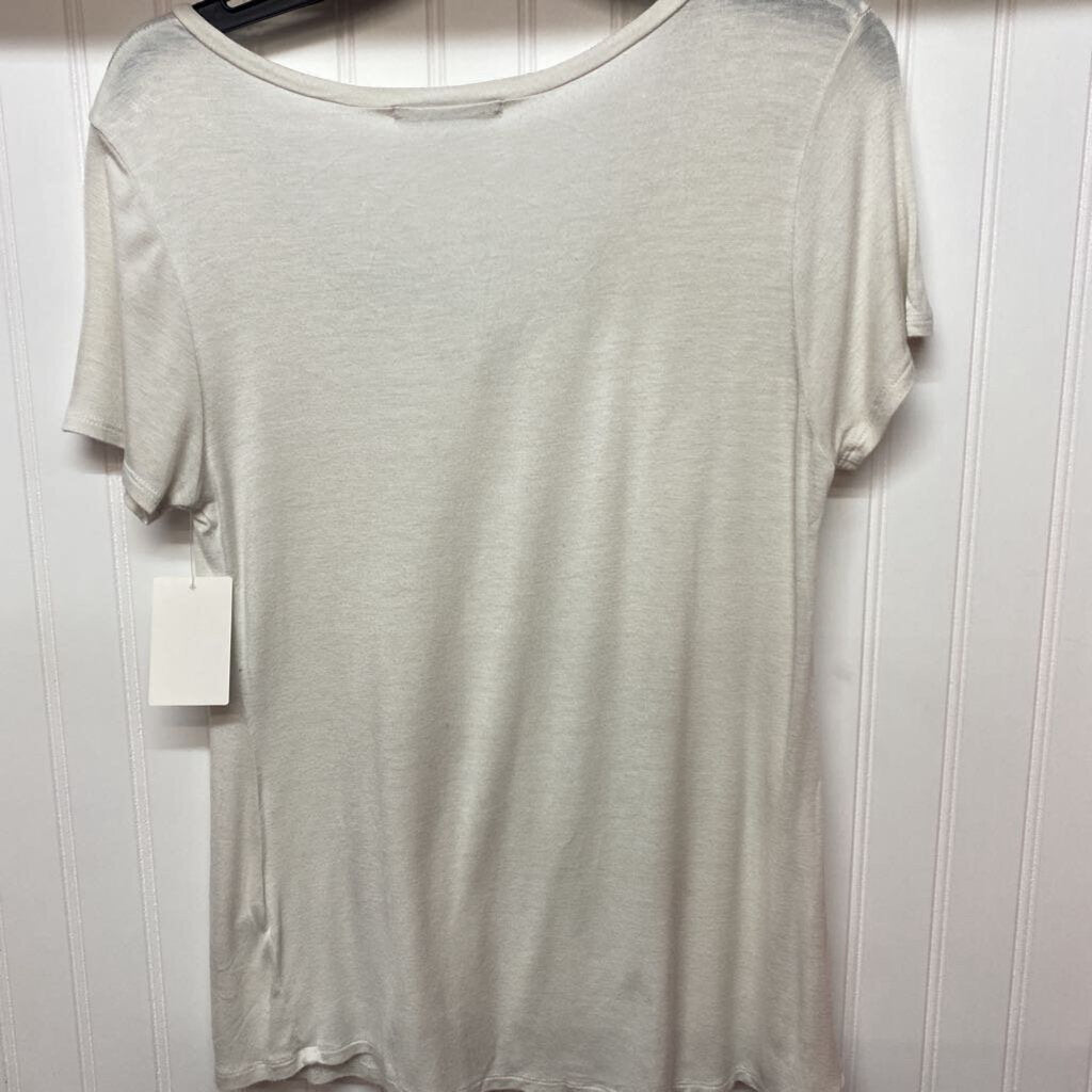 V NECK POCKET TEE