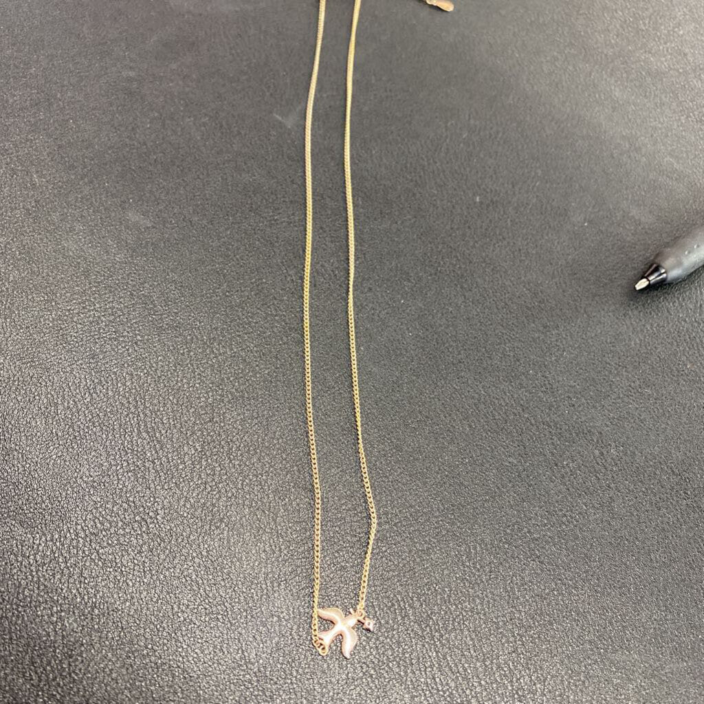GOLD BIRD NECKLACE