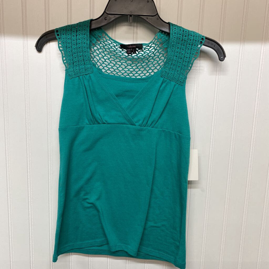 LACE EMBELLISHED TANK TOP