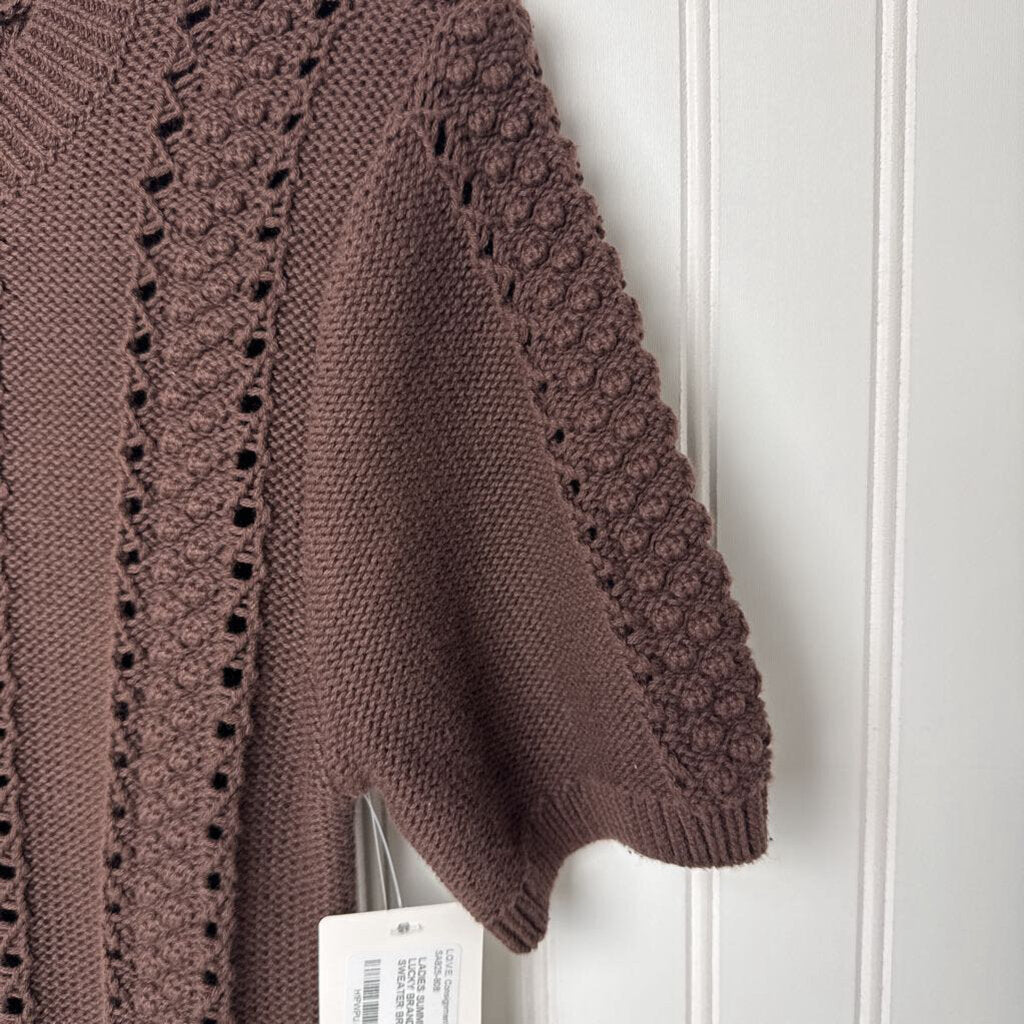 SHORT SLEEVE SWEATER
