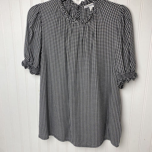 SHORT SLEEVE GINGHAM TOP