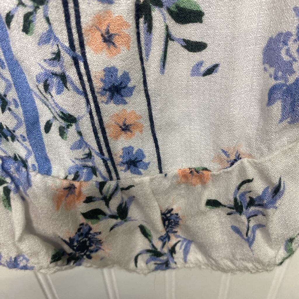 FLORAL SHORT SLEEVED