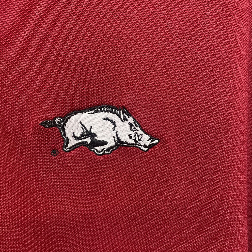 MENS RAZORBACKS POLO SHIRT