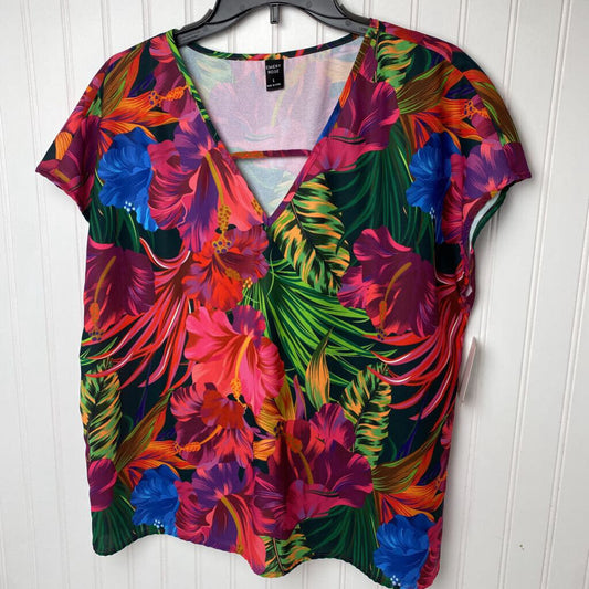 TROPICAL PRINT BLOUSE