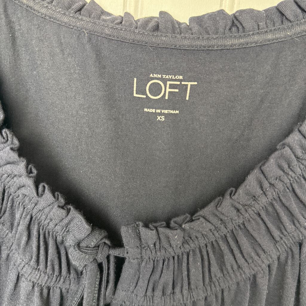 SHORT SLEEVE KNIT BLOUSE