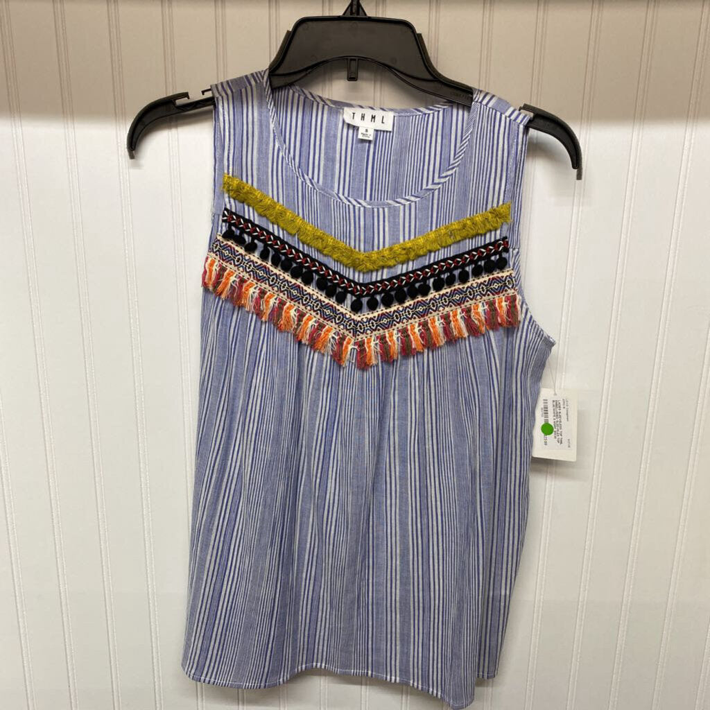 EMBELLISHED SLEEVELES TOP