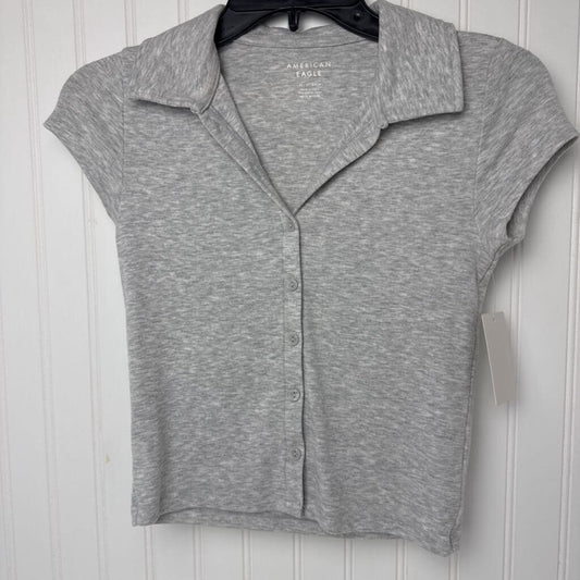 SHORT SLEEVE BUTTON UP KNIT SHIRT