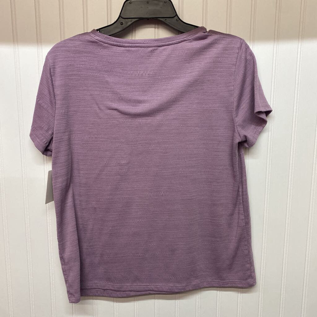 SHORT SLEEVE KNIT TOP