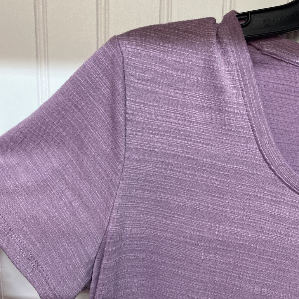 SHORT SLEEVE KNIT TOP