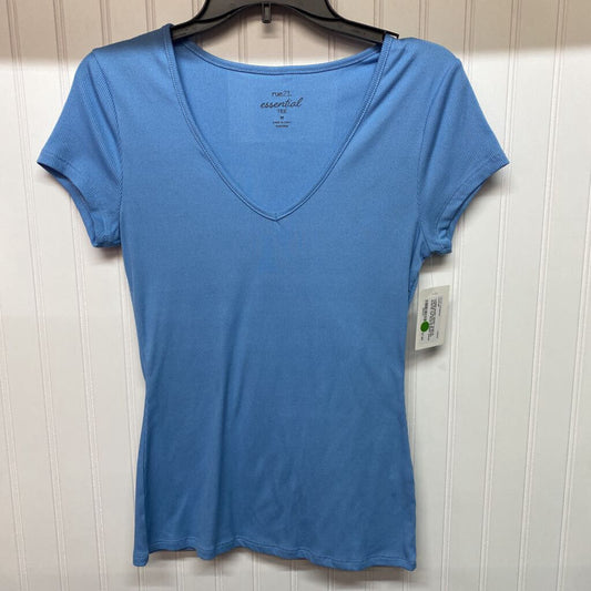 BASIC BLUE SHORT SLEEVE TOP
