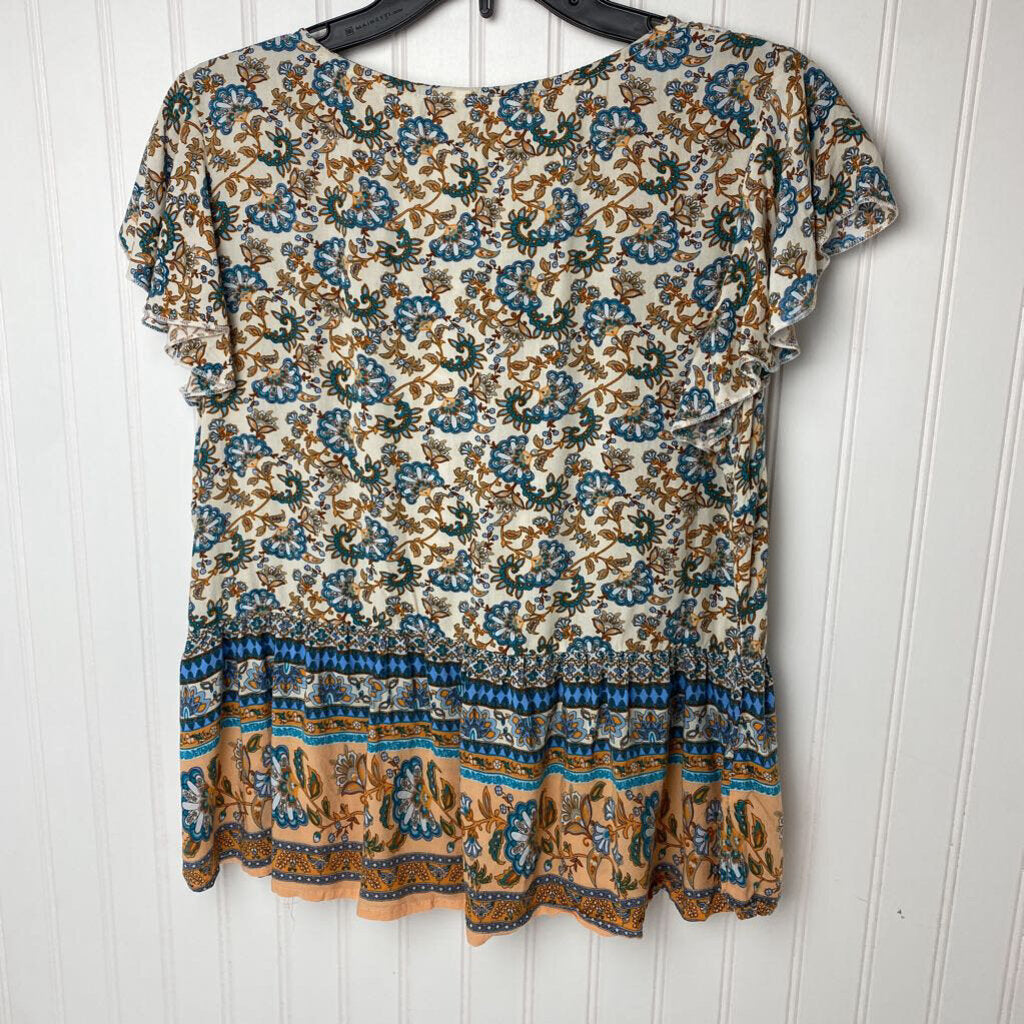 SHORT SLEEVE BLOUSE