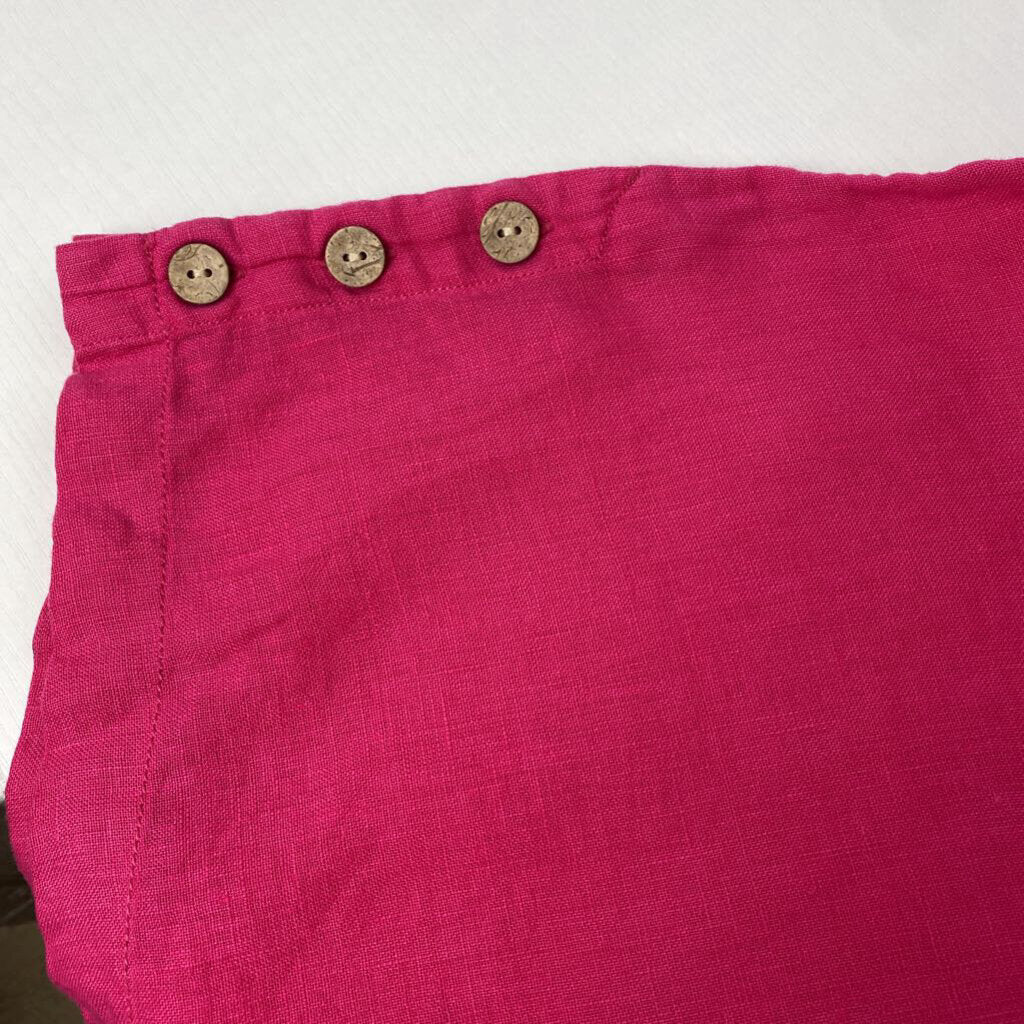 SHORT SLEEVE LINEN TOP