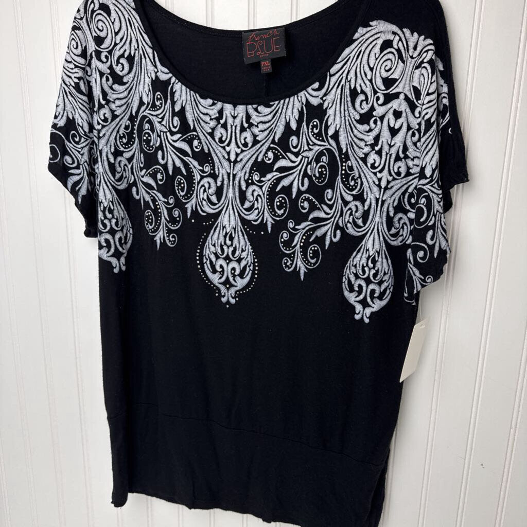 EMBELLISHED SHORT SLEEVE TOP