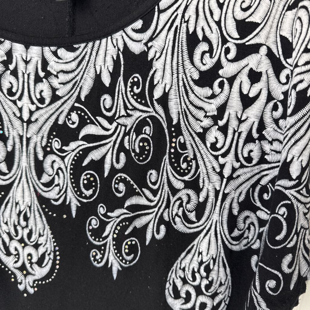 EMBELLISHED SHORT SLEEVE TOP
