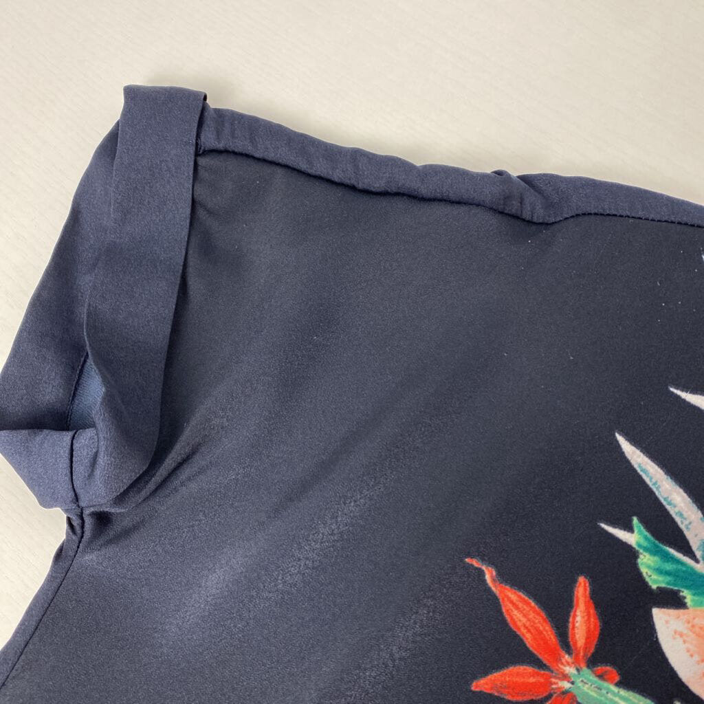 FLORAL PRNT BLOUSE