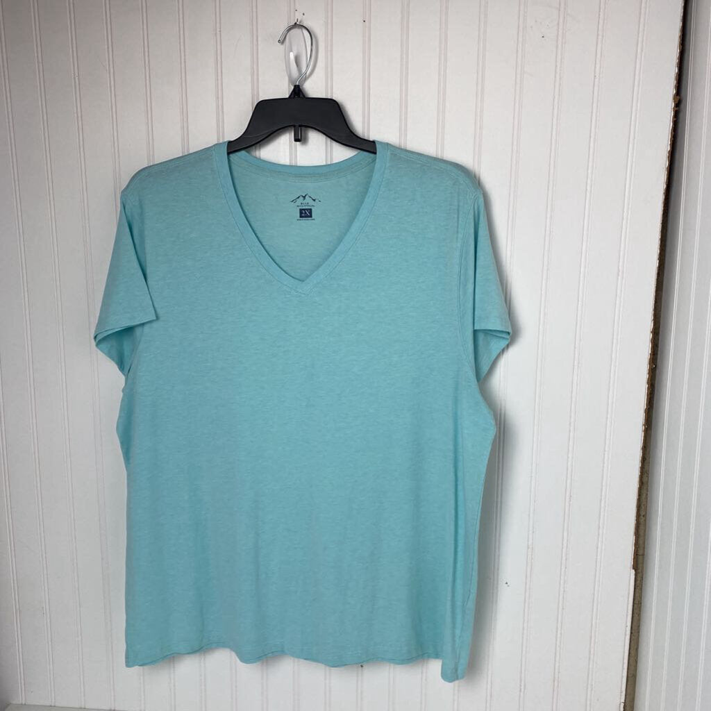 V NECK SHORT SLEEVE TEE