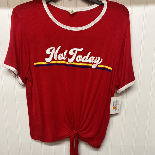 NOT TODAY GRAPHIC TEE