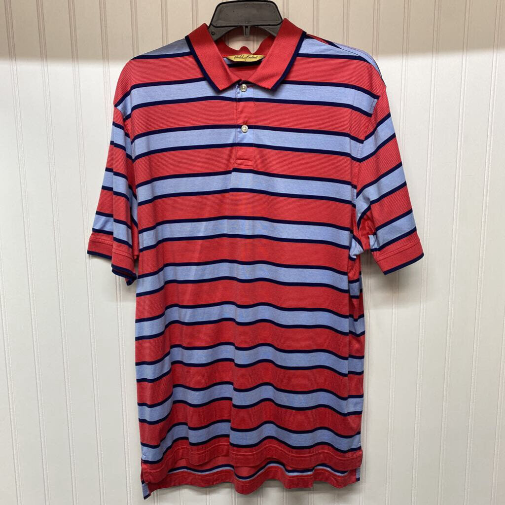 RED BLUE POLO SHIRT