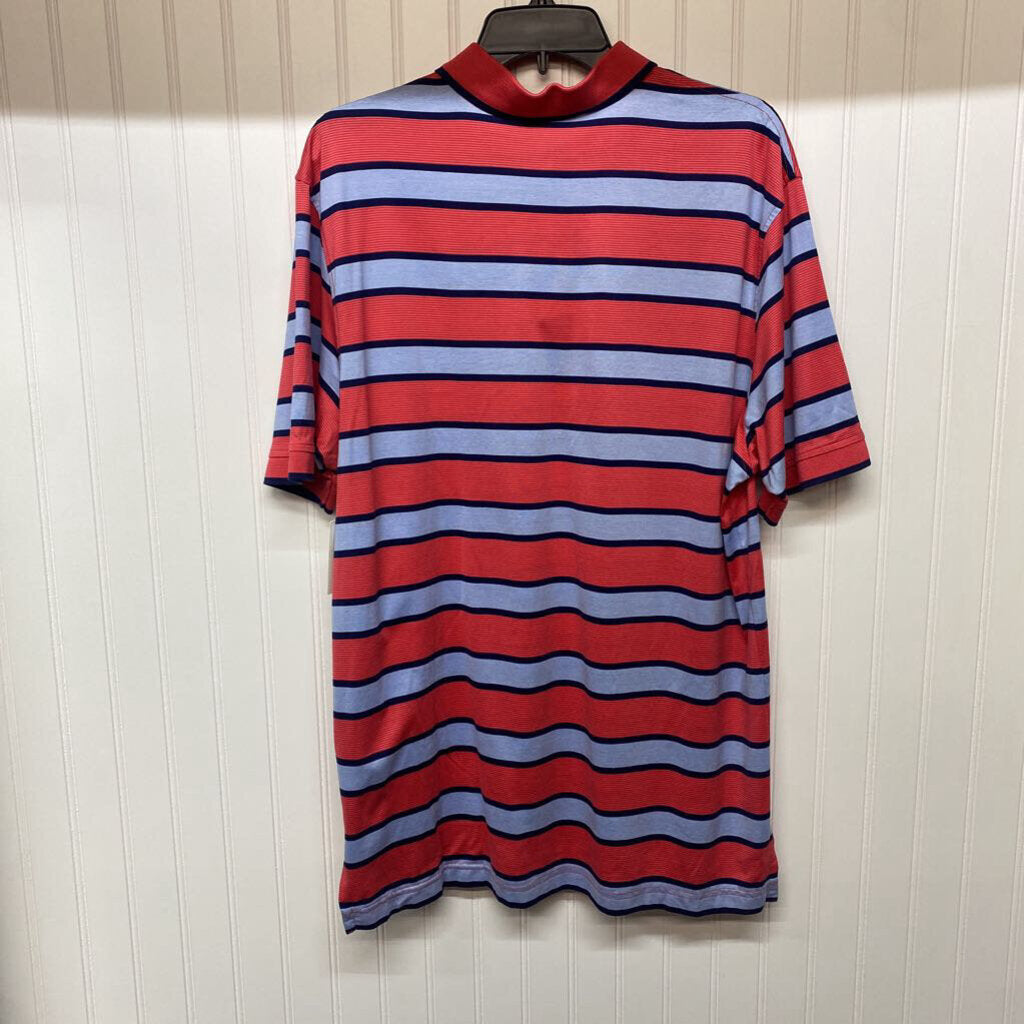 RED BLUE POLO SHIRT